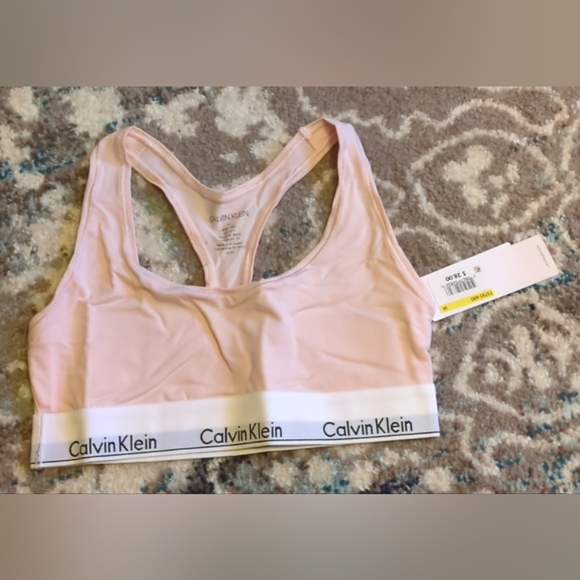 Calvin Klein Underwear Other - Calvin Klein racer back bralette pink size medium NWT
